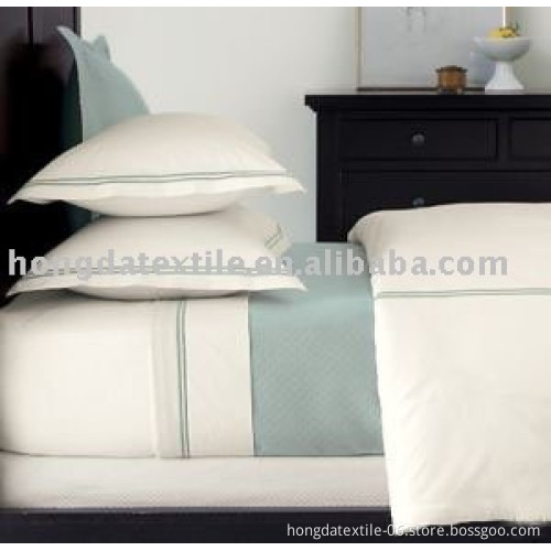 800Thread Count 100% cotton sateen hotel bedding set